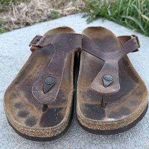Birkenstock Gizeh Sandals 40 women’s brown S5
